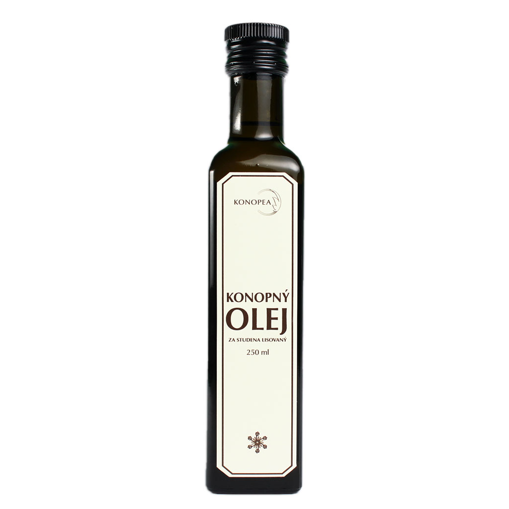 Konopný olej (250ml) KONOPNÉ POTRAVINY - KONOPEA