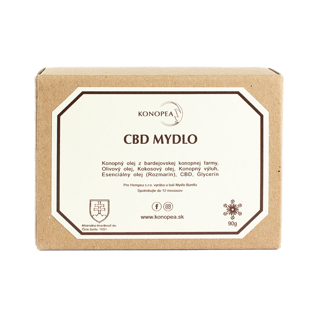 CBD Mydlo (90g) Konopné mydlo - KONOPEA