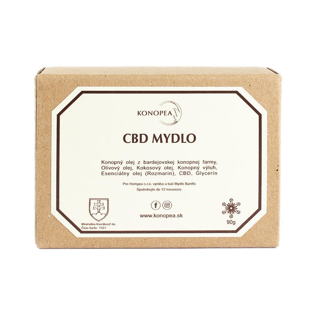 CBD Mydlo (90g) KONOPNÁ KOZMETIKA - KONOPEA